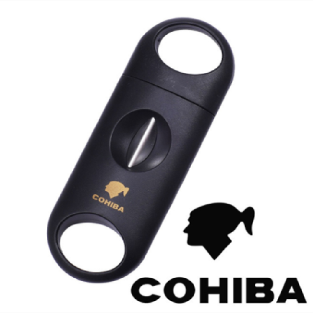 New COHIBA Metal Cigar Lighter 3 Jet Blue Flame Turbo Torch Windproof Lighter Portable Igniter With Cigar Punch Tool Men Gift